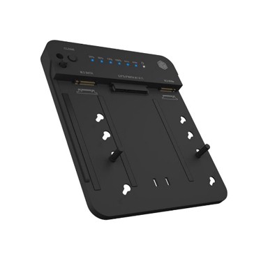 ICY BOX Docking stanica IB-2915MSCL-C31, USB-A, 2.5"/3.5" HDD, M.2 SATA, M.2 NVMe, funkcija kloniranja